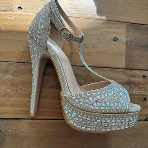 Windsor Gold and Silver Heels